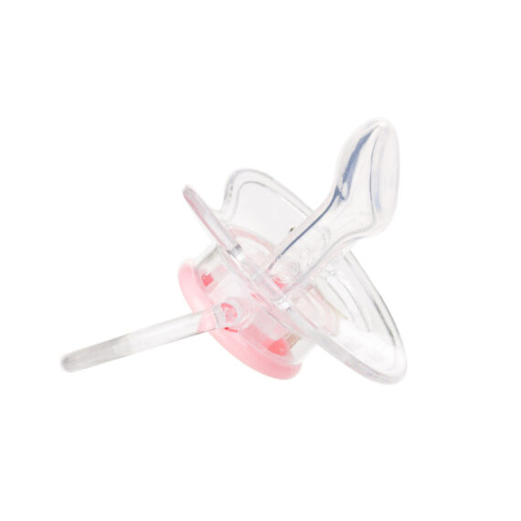 CANPOL BABIES Cumlík silikónový anatomický 0-6m Newborn Baby – ružová