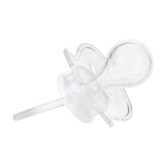 CANPOL BABIES Cumlík silikónový čerešnička 6-18m Newborn Baby – biela