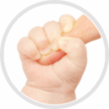 CANPOL BABIES Hryzačka dreveno/silikónová Macko