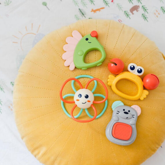CANPOL BABIES Hryzačka s tlačidlom Myš