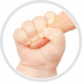 CANPOL BABIES Hryzačka senzorická silikónová Loptička