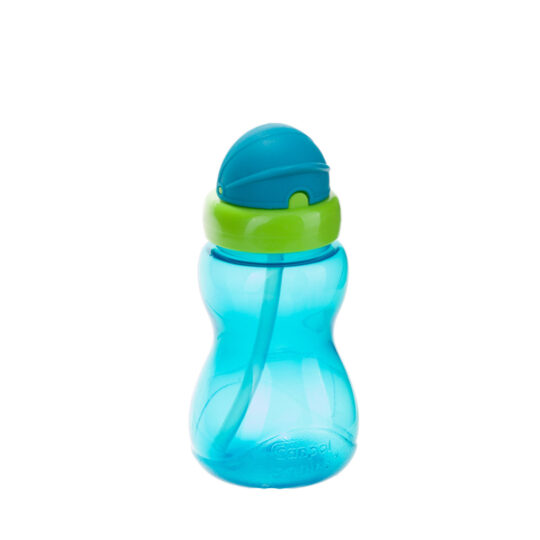 CANPOL BABIES Fľaša športová so slamkou malá 270ml – modrá