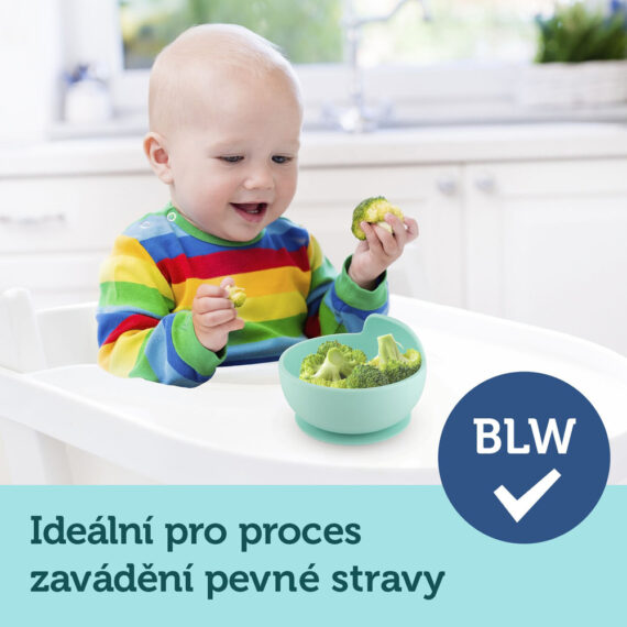 CANPOL BABIES Miska silikónová s prísavkou 300 ml ružová