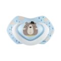 CANPOL BABIES Set symetrických silikónových cumlíkov 0-6m Bonjour Paris modrý