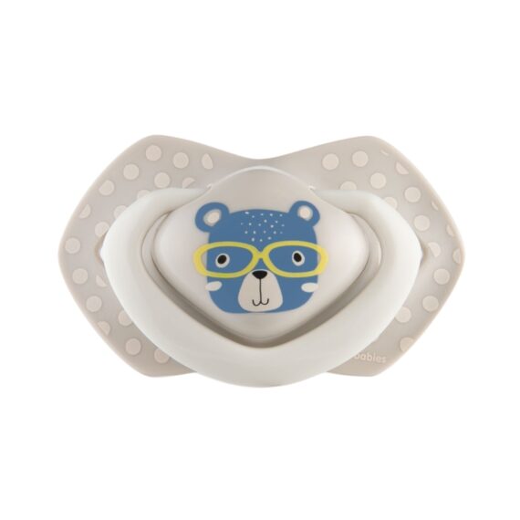 CANPOL BABIES Set symetrických silikónových cumlíkov 0-6m Bonjour Paris modrý