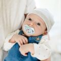 CANPOL BABIES Set symetrických silikónových cumlíkov 0-6m Bonjour Paris modrý