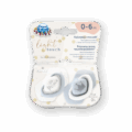 CANPOL BABIES Set symetrických silikónových cumlíkov 0-6m Royal baby modrý