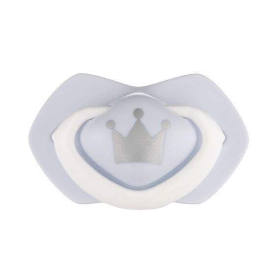 CANPOL BABIES Set symetrických silikónových cumlíkov 0-6m Royal baby modrý