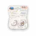 CANPOL BABIES Set symetrických silikónových cumlíkov 0-6m Royal baby ružový