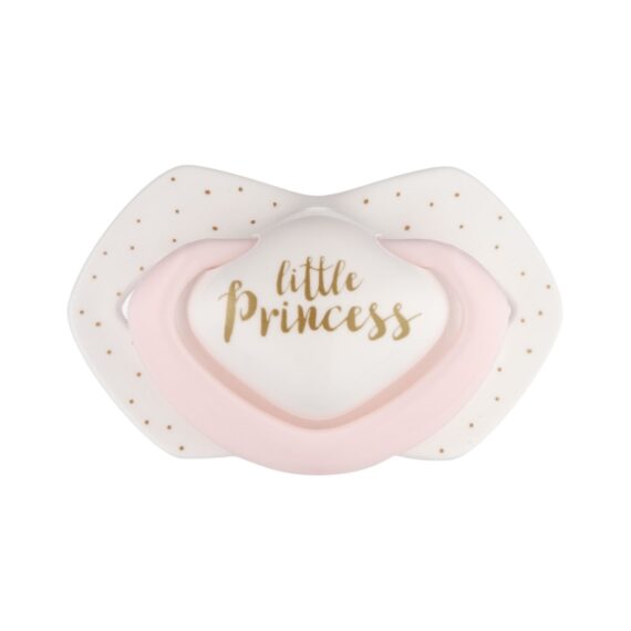 CANPOL BABIES Set symetrických silikónových cumlíkov 0-6m Royal baby ružový