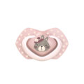 CANPOL BABIES Set symetrických silikónových cumlíkov 6-18m Bonjour Paris ružový