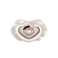 CANPOL BABIES Set symetrických silikónových cumlíkov 6-18m Bonjour Paris ružový