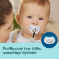 CANPOL BABIES Set symetrických silikónových cumlíkov 6-18m Bonjour Paris ružový