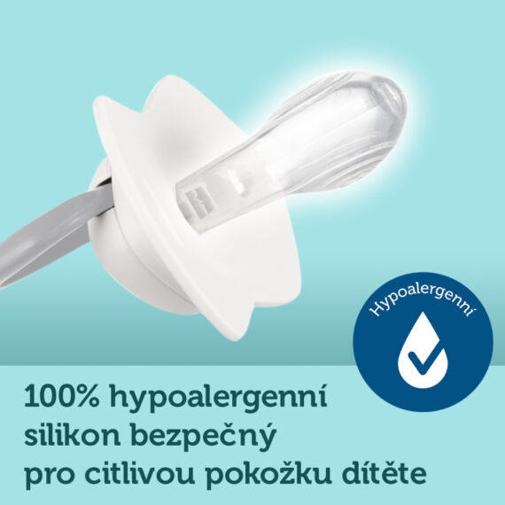 CANPOL BABIES Set symetrických silikónových cumlíkov 6-18m Royal baby modrý