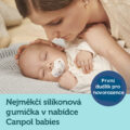 CANPOL BABIES Set symetrických silikónových cumlíkov 6-18m Royal baby ružový