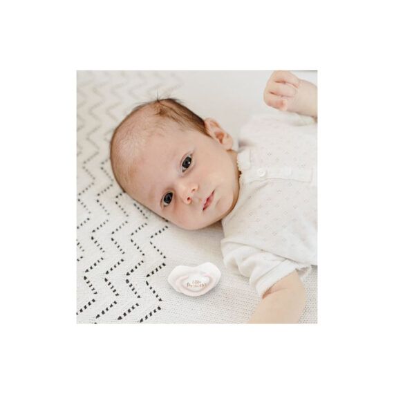 CANPOL BABIES Set symetrických silikónových cumlíkov 6-18m Royal baby ružový