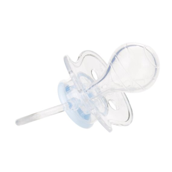 CANPOL BABIES Cumlík silikónové čerešnička 18 m + NEWBORN BABY – modré