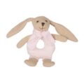 CANPOL BABIES Zajačik Bunny s hrkálkou ružový