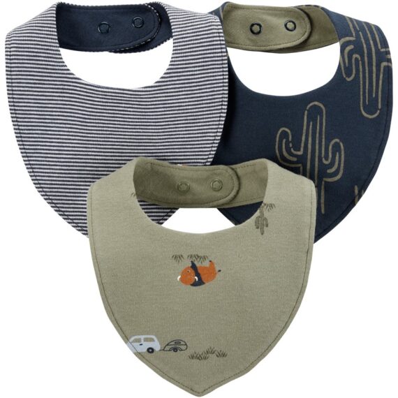 CARTER’S Podbraníky Cactus & Buffalo chlapec 3ks