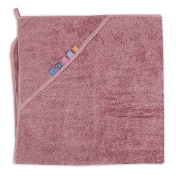 CEBA Osuška s kapucňou EcoVero Line 100×100 Rose Tan Ceba