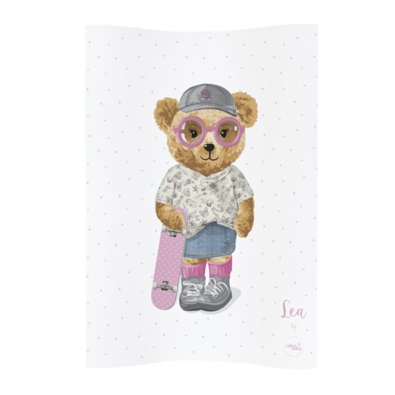CEBA Podložka prebaľovacia 2-hranná mäkká (48×70) Cosy Fluffy Puffy Lea