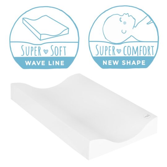 CEBA Podložka prebaľovacia 2-hranná mäkká COSY (50×70) Candy Andy Lazy