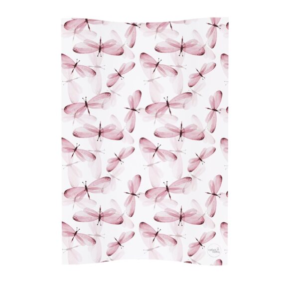 CEBA Podložka prebaľovacia 2-hranná mäkká COSY (50×70) Flora&Fauna Libelula