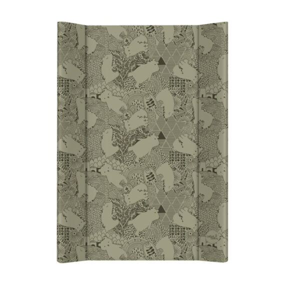 CEBA Podložka prebaľovacia 2-hranná s pevnou doskou (50×70) Basic Patterns