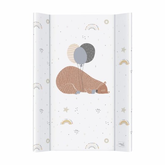 CEBA Podložka prebaľovacia 2-hranná s pevnou doskou (50×70) Comfort Big Bear