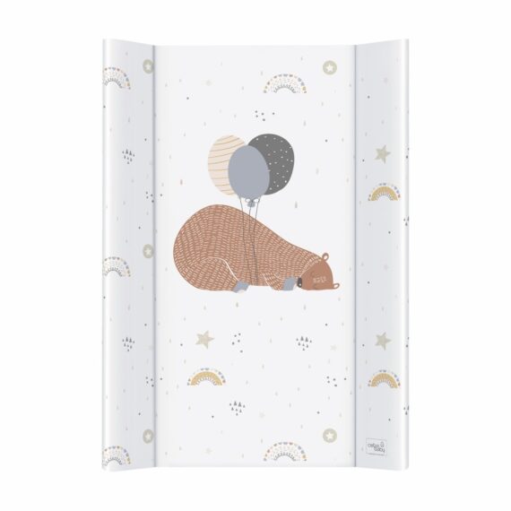 CEBA Podložka prebaľovacia 2-hranná s pevnou doskou (50×70) Comfort Big Bear