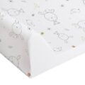 CEBA Podložka prebaľovacia 2-hranná s pevnou doskou (50×70) Comfort Dream bodkami biela