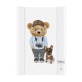 CEBA Podložka prebaľovacia 2-hranná s pevnou doskou (50×70) Comfort Fluffy Puffy Steve