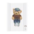 CEBA Podložka prebaľovacia 2-hranná s pevnou doskou (50×70) Comfort Fluffy Puffy Stu