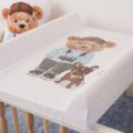 CEBA Podložka prebaľovacia 2-hranná s pevnou doskou (50×70) Comfort Fluffy Puffy Stu