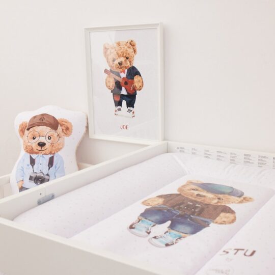 CEBA Podložka prebaľovacia mäkká (50×70) Fluffy Puffy Lea