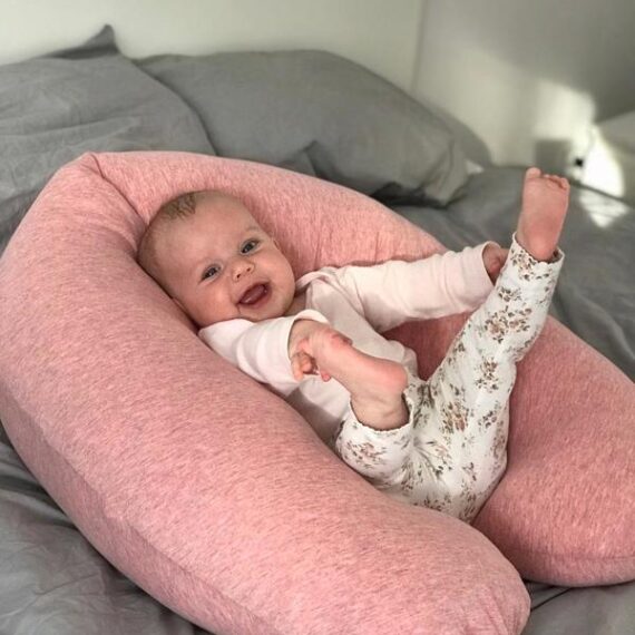 CEBA Vankúš na dojčenie Cebuszka PHYSIO Multi Pink Melange