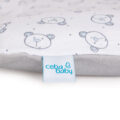 CEBA Poťah na prebaľovaciu podložku mäkkú 2 ks Blue, Teddy Bear+Light grey, Teddy Bear