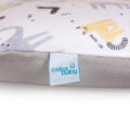 CEBA Poťah na prebaľovaciu podložku mäkkú 2 ks Dark grey, Elephant+Light grey, Elephant