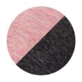 CEBA Plachta do kočíka 73-80×30-37 cm 2 ks Dark Grey+Pink