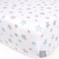 CEBA Plachta Žerzej napínacia s gumou 120x 60 Blue Stars