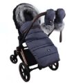 COTTONMOOSE Fusak do kočíku Combi Blue