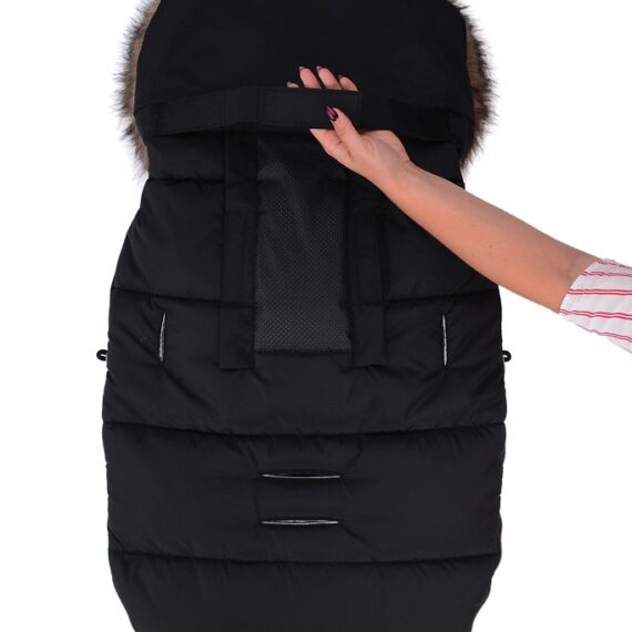 COTTONMOOSE Fusak do kočíku Moose Yukon Black