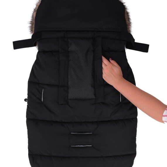 COTTONMOOSE Fusak do kočíku Moose Yukon Black