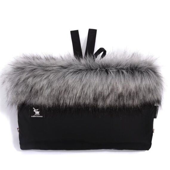 COTTONMOOSE Rukávnik na kočík Silver