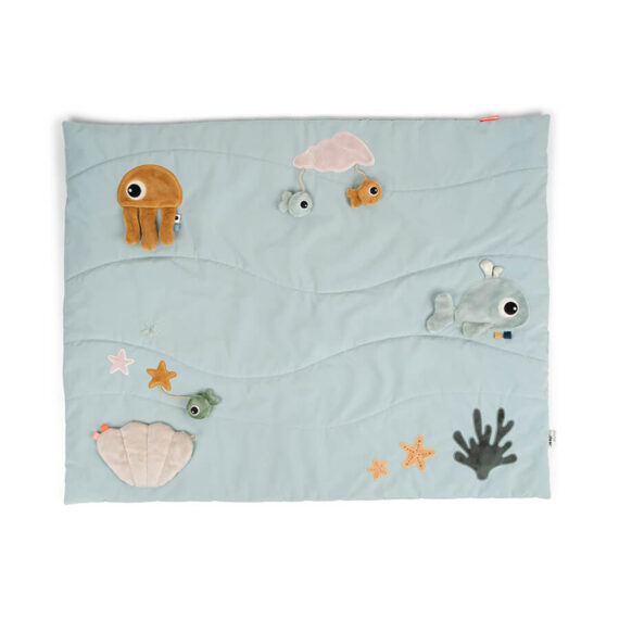 DONE BY DEER Podložka senzorická hracia Sea Friends – colour mix