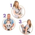 DREAMBABY Nosič ergonomický Oxford – Grey Denim