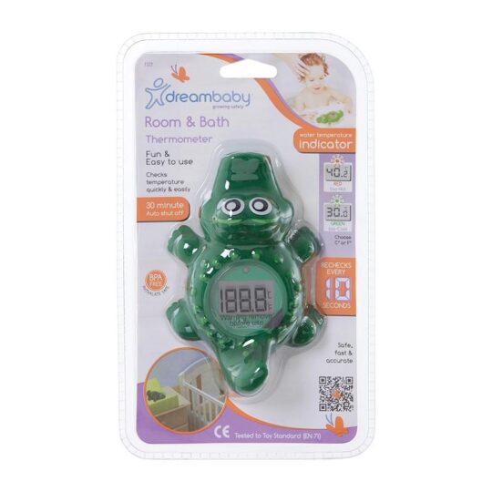 DREAMBABY Teplomer digitálny do vody – Krokodíl