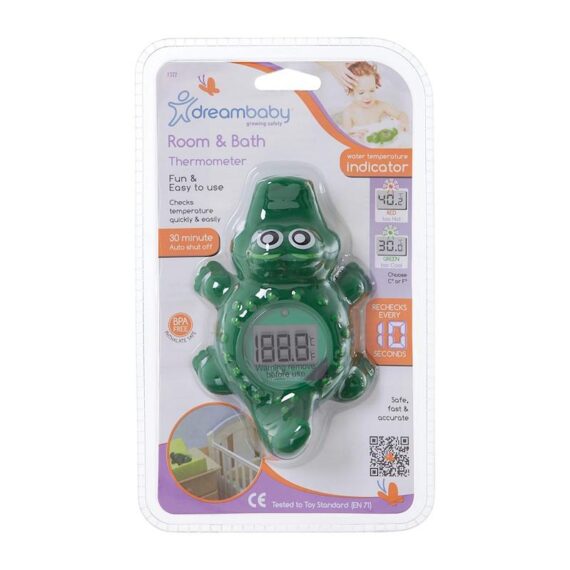 DREAMBABY Teplomer digitálny do vody – Krokodíl