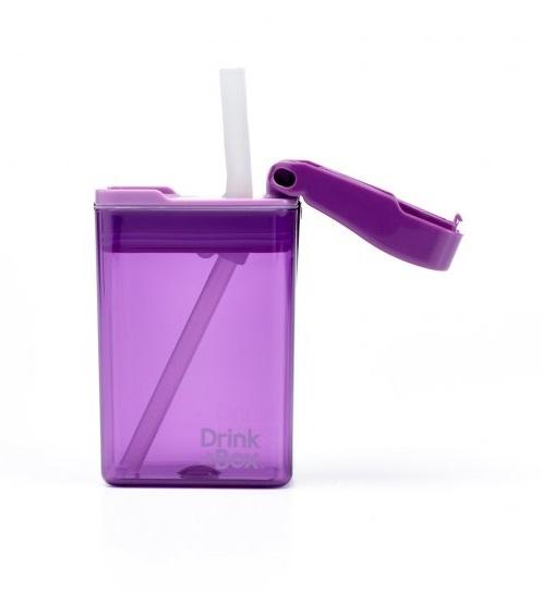 DRINK IN THE BOX Krabička nápojová 235 ml, purpurová