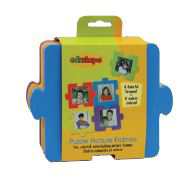 EDUSHAPE Fotorámček farebný Puzzle sada penová 6 ks 36m+